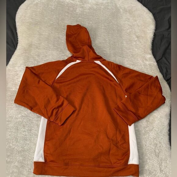 Y2K Nike Center Swoosh Texas‎ Longhorns Orange Hoodie Womens Medium - Picture 2 of 7
